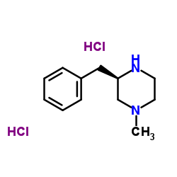 (3R)-3-Benzyl-1-methylpiperazine dihydrochloride Structure