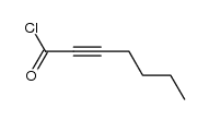 2-heptynoic acid chloride Structure