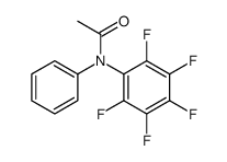 N-(2,3,4,5,6-pentafluorophenyl)-N-phenylacetamide Structure