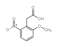 2-甲氧基-6-硝基苯乙酸结构式