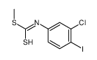 methyl N-(3-chloro-4-iodophenyl)carbamodithioate Structure