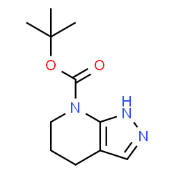 tert-Butyl 5,6-dihydro-1H-pyrazolo[3,4-b]pyridine-7(4H)-carboxylate Structure