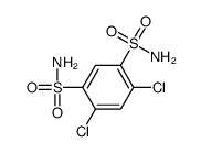 4,6-dichlorobenzene-1,3-disulfonamide Structure
