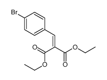 diethyl 2-[(4-bromophenyl)methylidene]propanedioate Structure