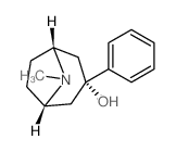 8-Azabicyclo[3.2.1]octan-3-ol,8-methyl-3-phenyl-, endo- Structure