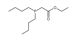 Ethyl(dibutylphosphino)acetat Structure