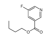 butyl 5-fluoropyridine-3-carboxylate Structure