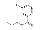 butyl 5-fluoropyridine-3-carboxylate结构式