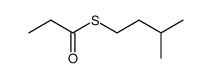 Propanethioic acid S-isopentyl ester structure