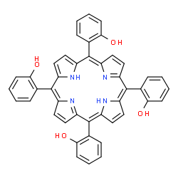 5,10,15,20-tetra(2-hydroxyphenyl)porphyrin Structure