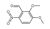 2,3-DIMETHOXY-6-NITRO-BENZALDEHYDE structure