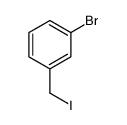 1-Bromo-3-(iodomethyl)benzene结构式