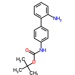 2-Methyl-2-propanyl (2'-amino-4-biphenylyl)carbamate结构式