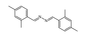 2,4-Dimethylbenzaldehyd-azin结构式