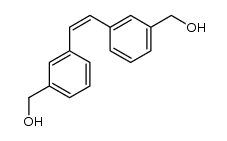 (Z)-(ethene-1,2-diylbis(3,1-phenylene))dimethanol结构式