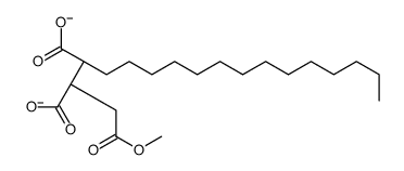 (2S,3S)-2-(2-methoxy-2-oxoethyl)-3-tetradecylbutanedioate结构式