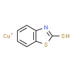 benzothiazole-2(3H)-thione, copper salt结构式