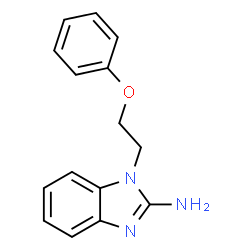 1-(2-PHENOXY-ETHYL)-1H-BENZOIMIDAZOL-2-YLAMINE structure