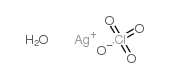 Silver perchlorate hydrate structure