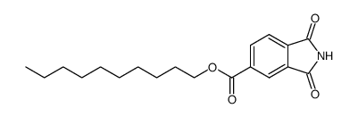 1,3-Dioxo-2,3-dihydro-1H-isoindole-5-carboxylic acid decyl ester Structure