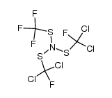 trifluoromethylmercapto-bis(dichlorofluoromethylmercapto)amine Structure