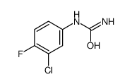 (3-chloro-4-fluorophenyl)urea结构式