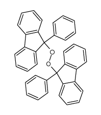 bis(9-phenyl-9-fluorenyl) peroxide Structure