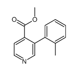 3-(2-Methylphenyl)-4-pyridinecarboxylicacidmethylester Structure