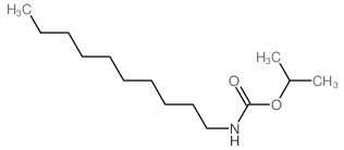 Carbamic acid, decyl-,1-methylethyl ester (9CI)结构式