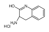 (3R)-3-amino-3,4-dihydro-1H-quinolin-2-one,hydrochloride Structure