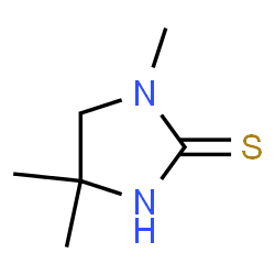 2-Imidazolidinethione,1,4,4-trimethyl-(9CI)结构式