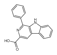 1-phenyl-9H-β-carboline-3-carboxylic acid结构式