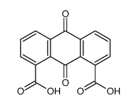 9,10-dioxoanthracene-1,8-dicarboxylic acid结构式