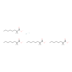 neodecanoic acid, zirconium salt Structure