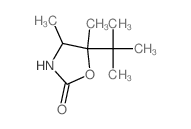 4,5-dimethyl-5-tert-butyl-oxazolidin-2-one Structure