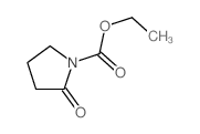 ethyl 2-oxopyrrolidine-1-carboxylate结构式