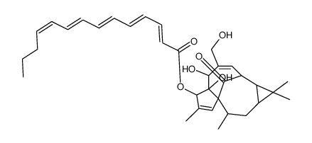 Ingenol 2,4,6,8,10-tetradecapentaenoate结构式