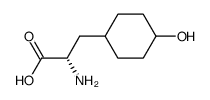 (S)-2-amino-3-(4-hydroxy-cyclohexyl)-propionic acid结构式