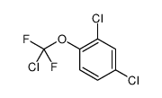 2,4-dichloro-1-[chloro(difluoro)methoxy]benzene Structure