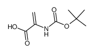 α-(N-t-Butyloxycarbonylamino)acrylic acid结构式