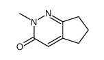 2-methyl-6,7-dihydro-5H-cyclopenta[c]pyridazin-3-one结构式