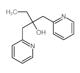 2-Pyridineethanol, a-ethyl-a-(2-pyridinylmethyl)- Structure