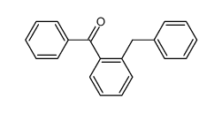 (2-benzylphenyl)(phenyl)-methanone结构式