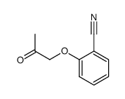 2-(2-oxopropoxy)benzonitrile Structure