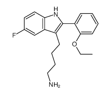 4-[2-(2-ethoxyphenyl)-5-fluoro-1H-indol-3-yl]butan-1-amine Structure