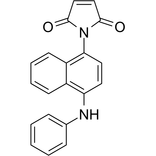 1-(4-anilinonaphthalen-1-yl)pyrrole-2,5-dione picture