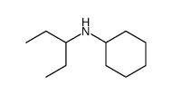 (1-ethyl-propyl)-cyclohexyl-amine结构式