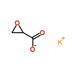 Potassium 2-oxiranecarboxylate structure