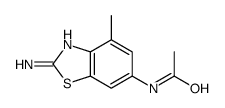 Acetamide, N-(2-amino-4-methyl-6-benzothiazolyl)- (9CI)结构式