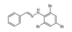 benzaldehyde-(2,4,6-tribromo-phenylhydrazone)结构式
